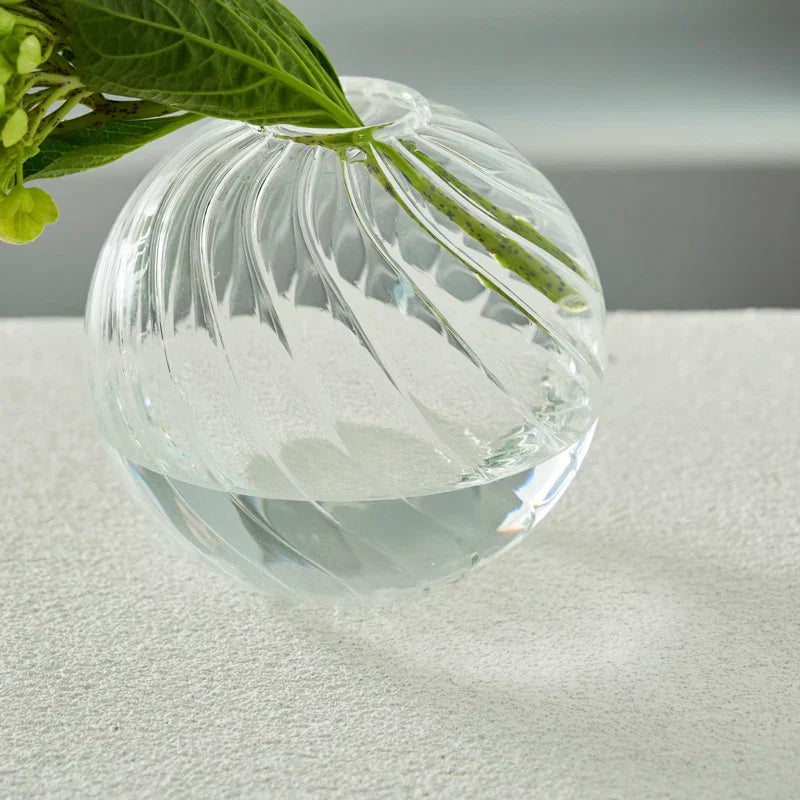 DecorBites™ Modern Transparent Glass Vases Set for Home