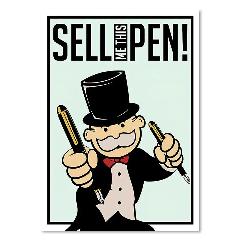 DecorBites™ Monopoly Millionaire Canvas Wall Art