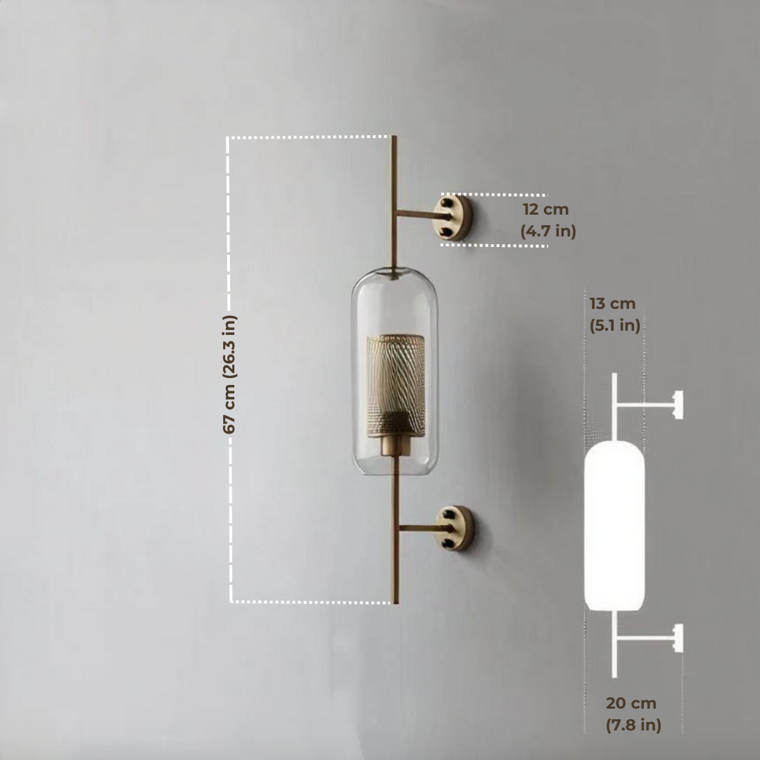 DecorBites™ Moroccan Modern Bathroom Wall Sconce