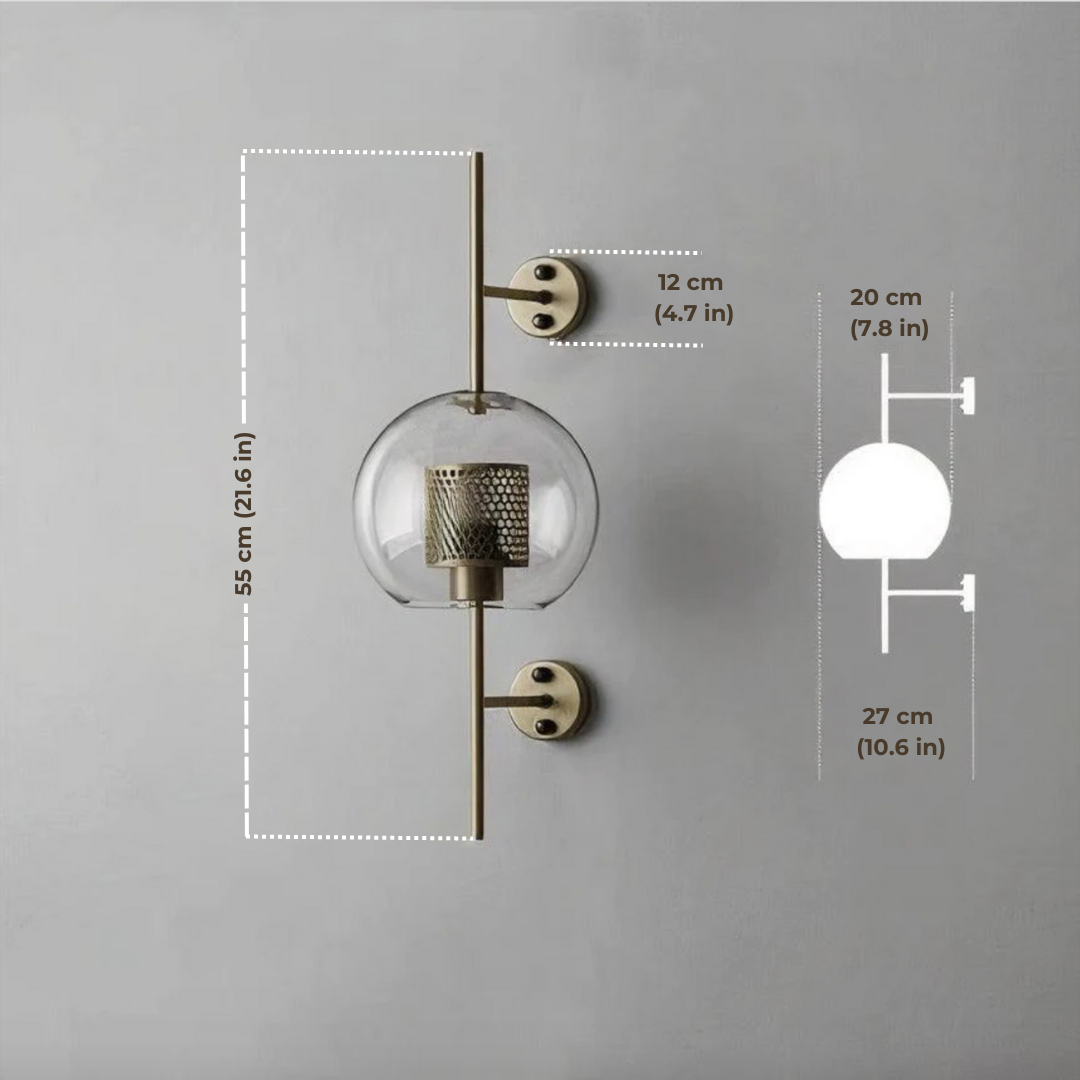 DecorBites™ Moroccan Modern Bathroom Wall Sconce