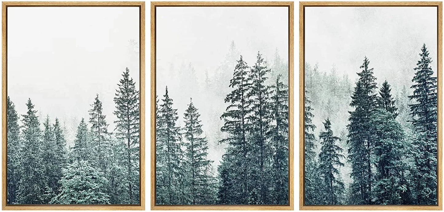 DecorBites™ Nature Landscape Canvas Print Set for Home