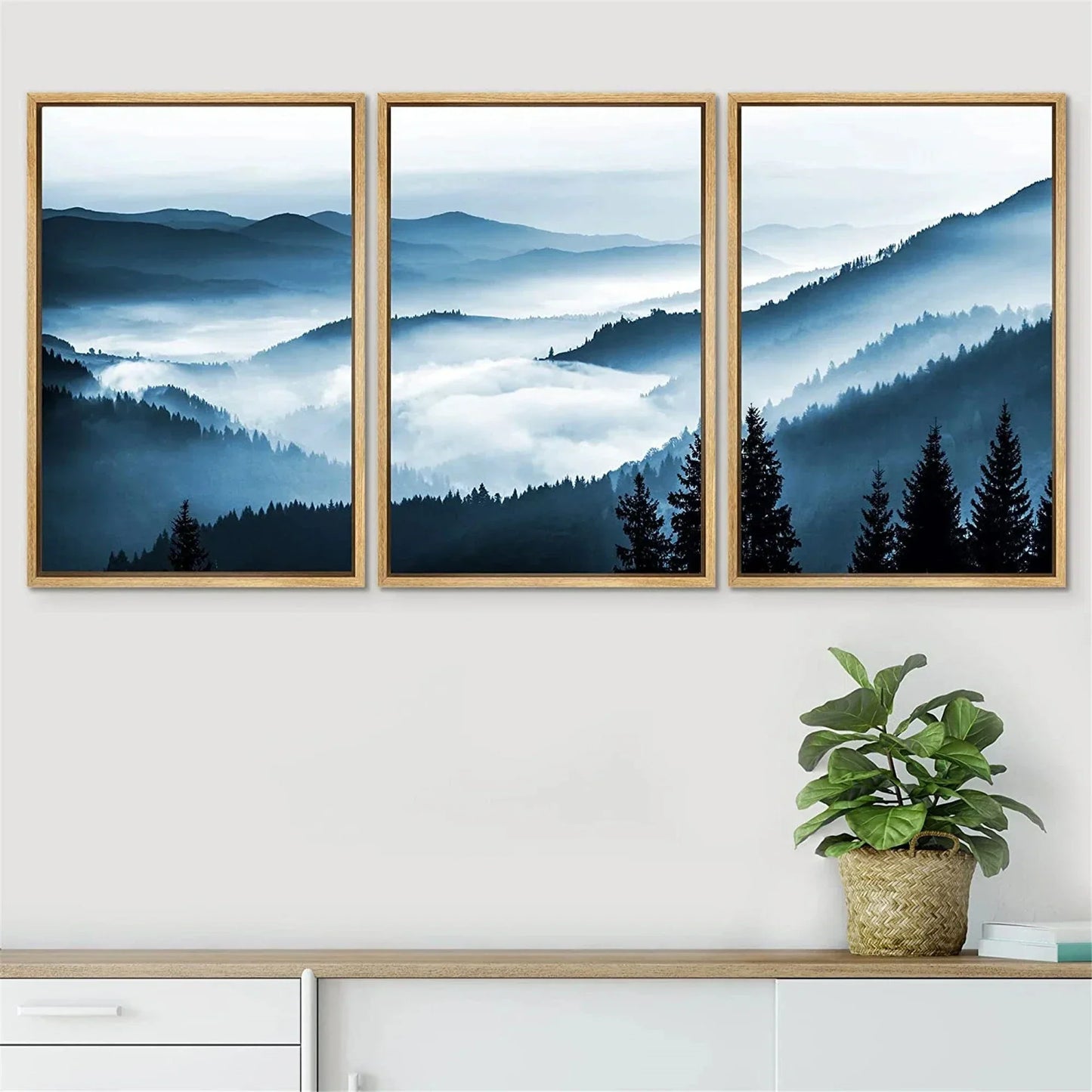 DecorBites™ Nature Landscape Canvas Print Set for Home