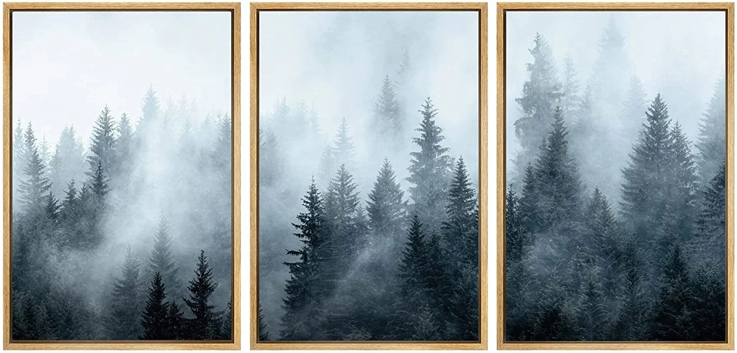 DecorBites™ Nature Landscape Canvas Print Set for Home