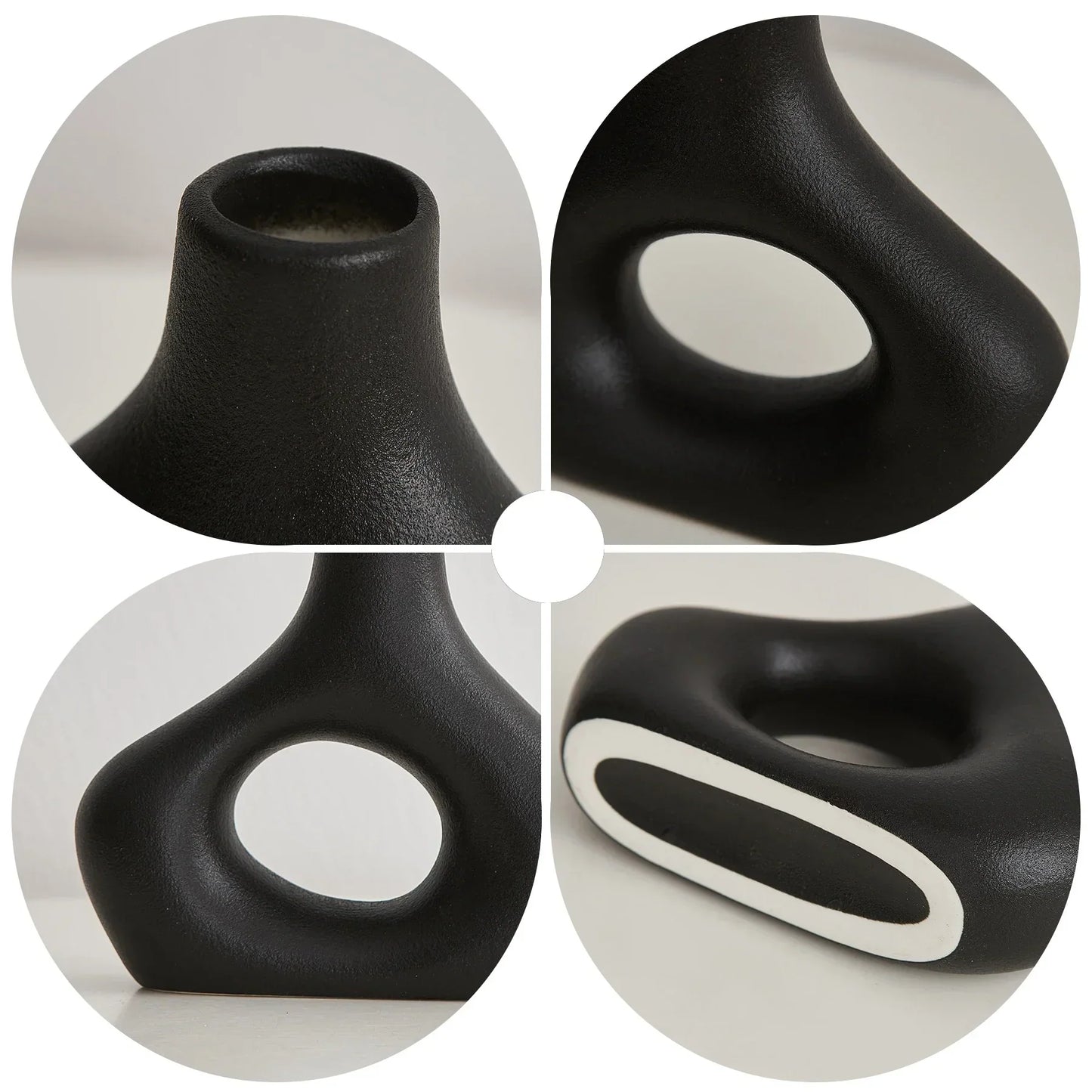 DecorBites™ Nordic Ceramic Flower Vase Home Decor