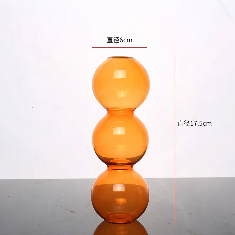 DecorBites™ Nordic Glass Vase - Home Decoration Gift