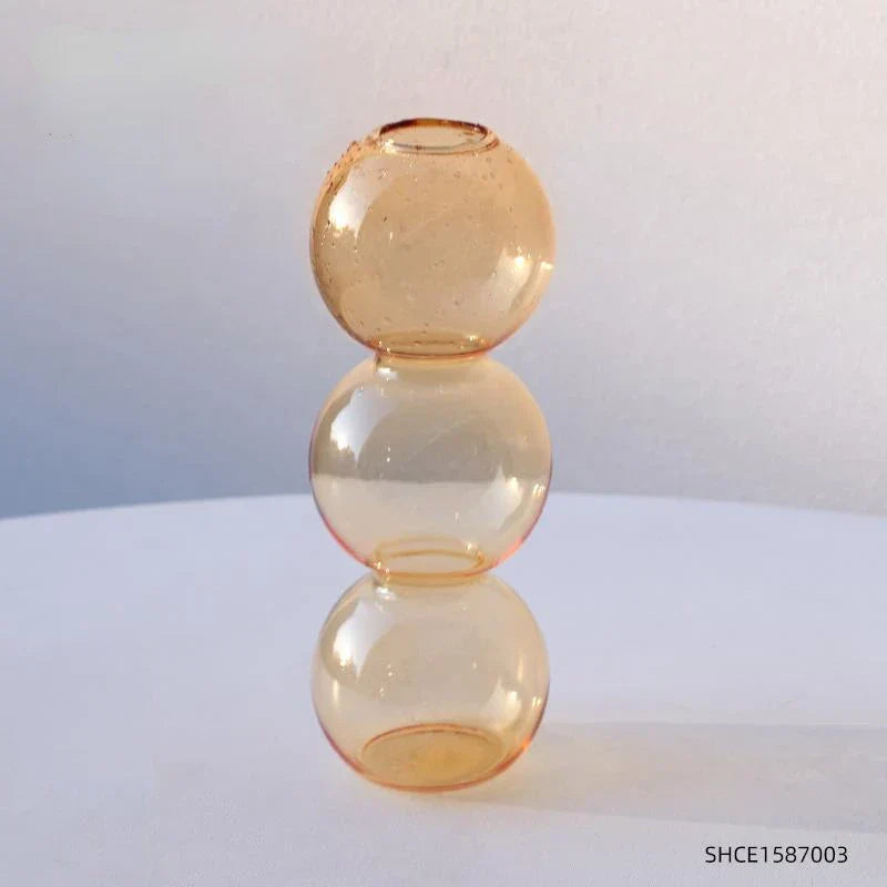 DecorBites™ Nordic Glass Vase - Home Decoration Gift