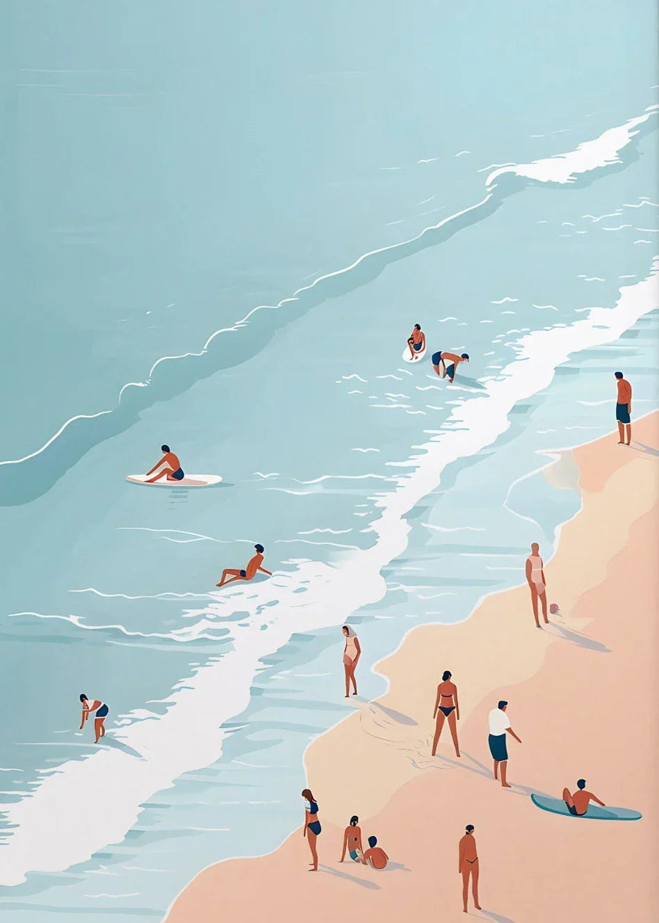 DecorBites™ Nordic Summer Wall Art Prints for Living Room