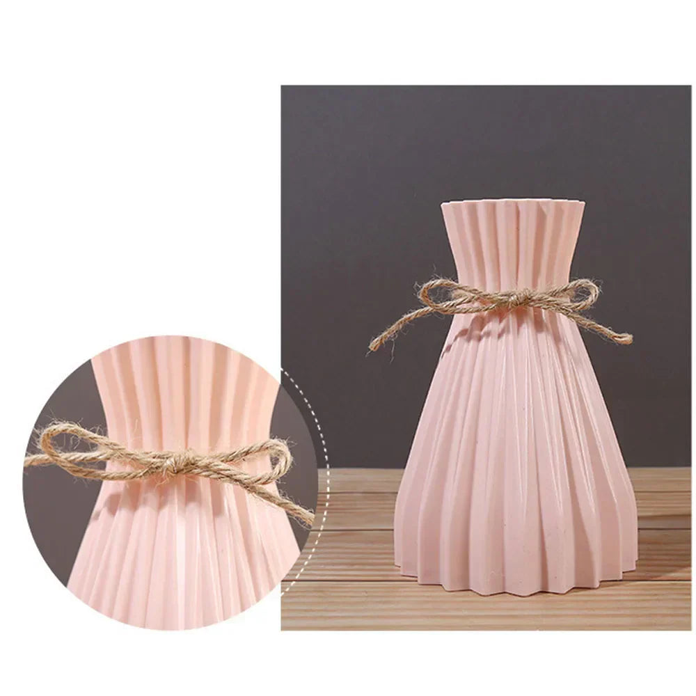 DecorBites™ Origami Style European Plastic Flower Vase