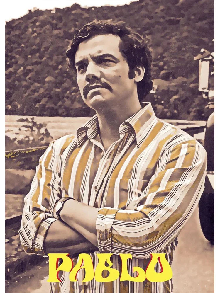 DecorBites™ Pablo Escobar Drug Lord Canvas Wall Art