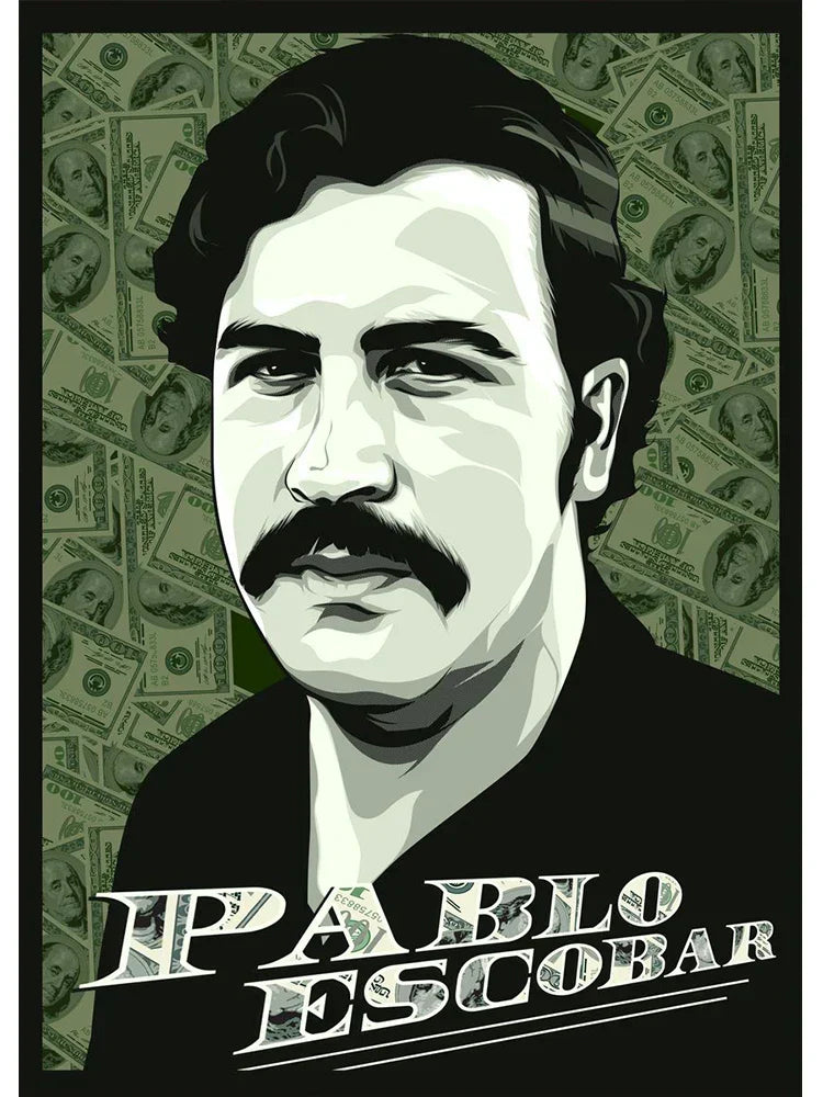 DecorBites™ Pablo Escobar Drug Lord Canvas Wall Art