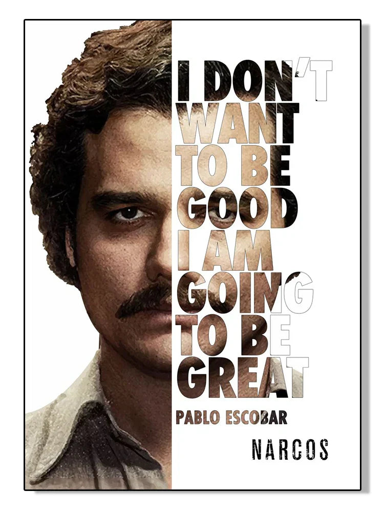 DecorBites™ Pablo Escobar Drug Lord Canvas Wall Art