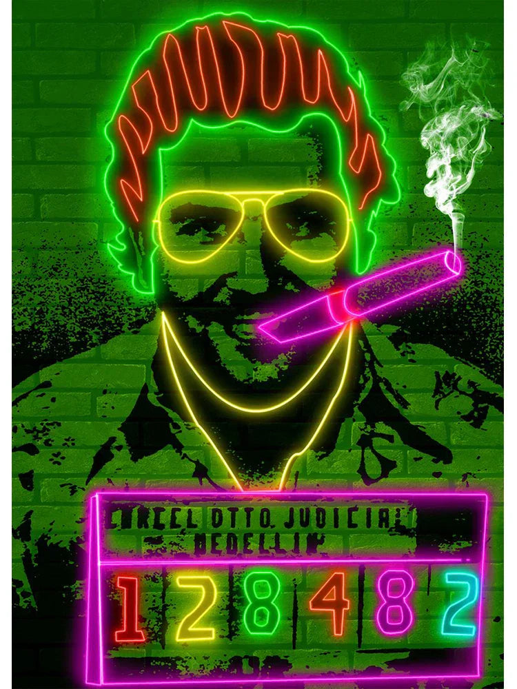 DecorBites™ Pablo Escobar Drug Lord Canvas Wall Art