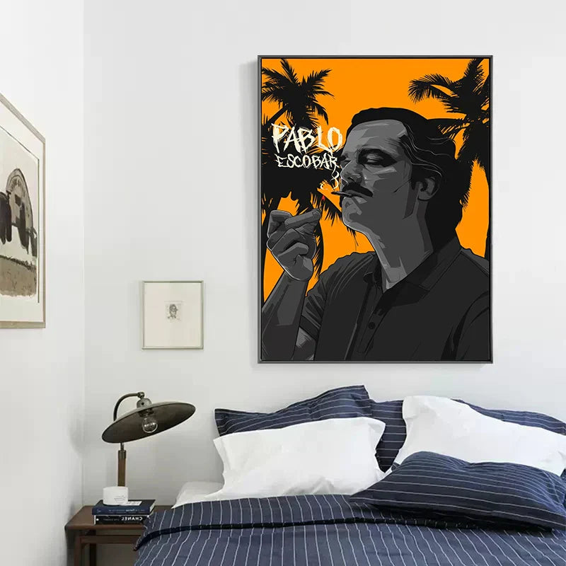 DecorBites™ Pablo Escobar Drug Lord Canvas Wall Art