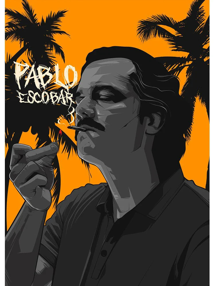 DecorBites™ Pablo Escobar Drug Lord Canvas Wall Art