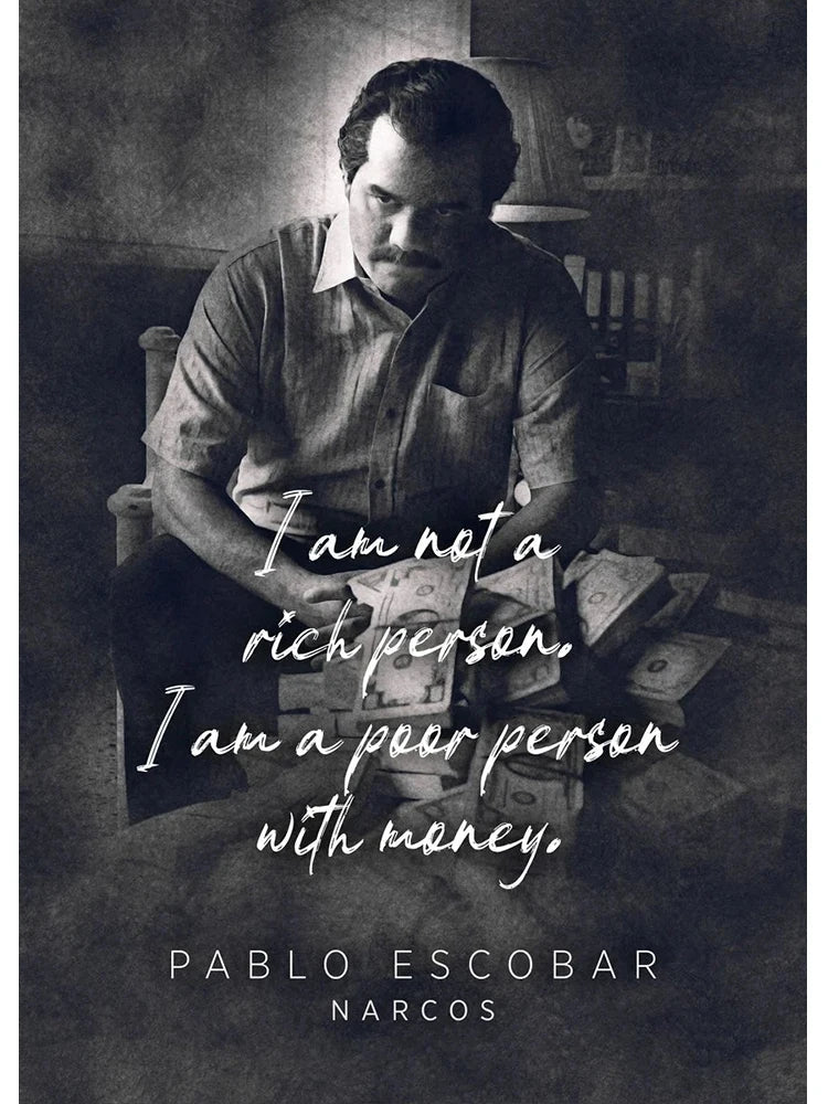 DecorBites™ Pablo Escobar Drug Lord Canvas Wall Art