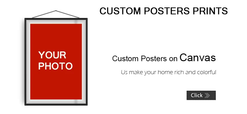 DecorBites™ Personalized Custom Canvas Wall Art Print