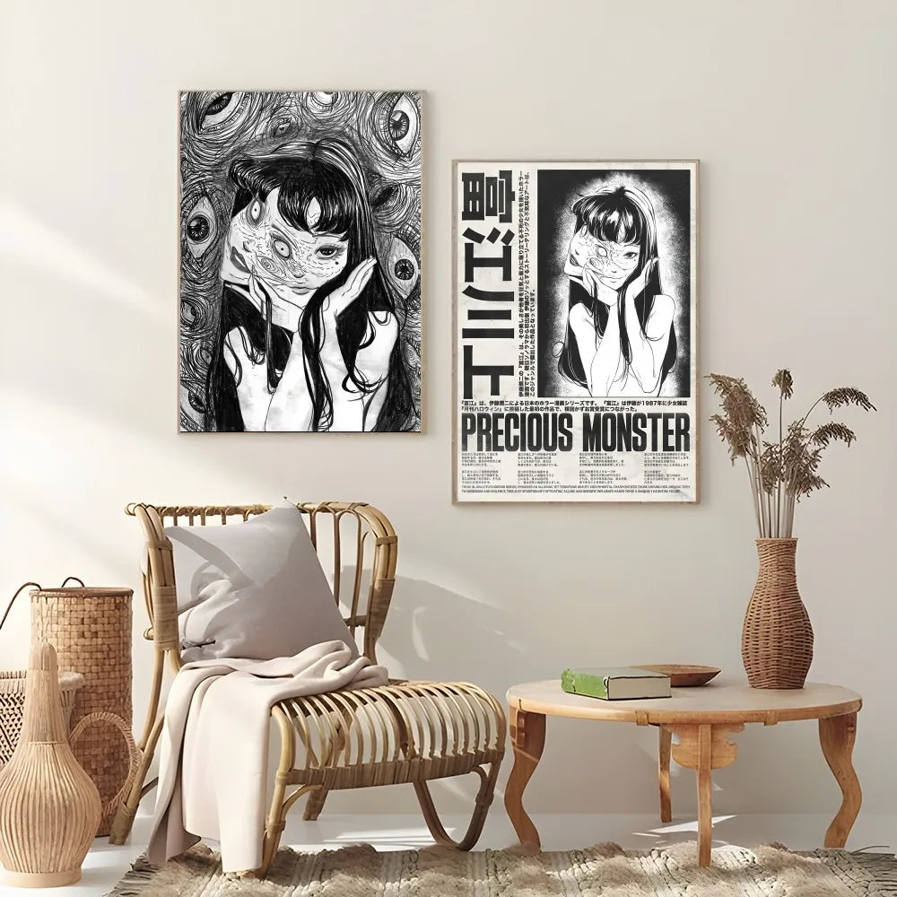 DecorBites™ Retro Cool Girl Poster for Home Decor