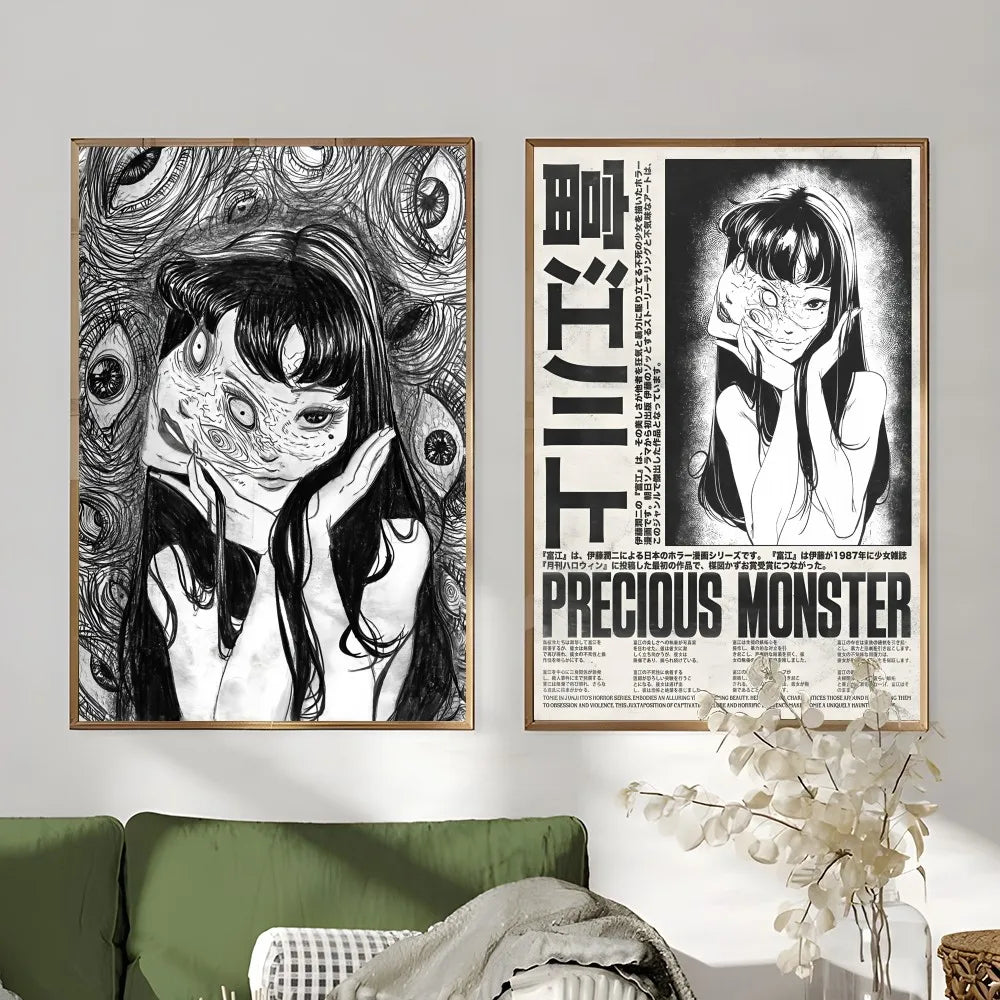 DecorBites™ Retro Cool Girl Poster for Home Decor