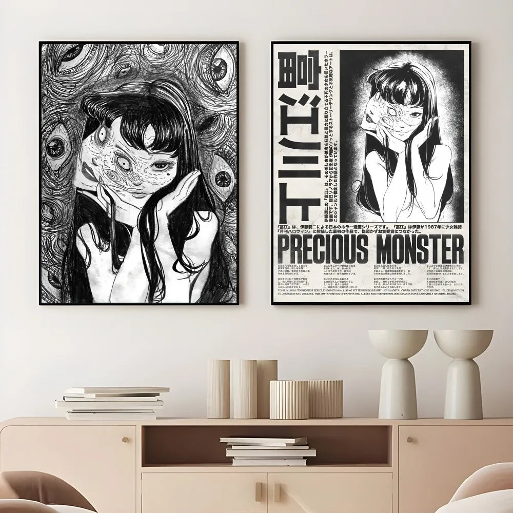 DecorBites™ Retro Cool Girl Poster for Home Decor