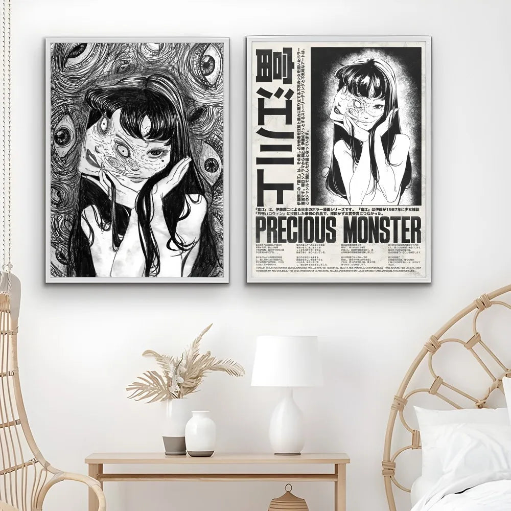 DecorBites™ Retro Cool Girl Poster for Home Decor