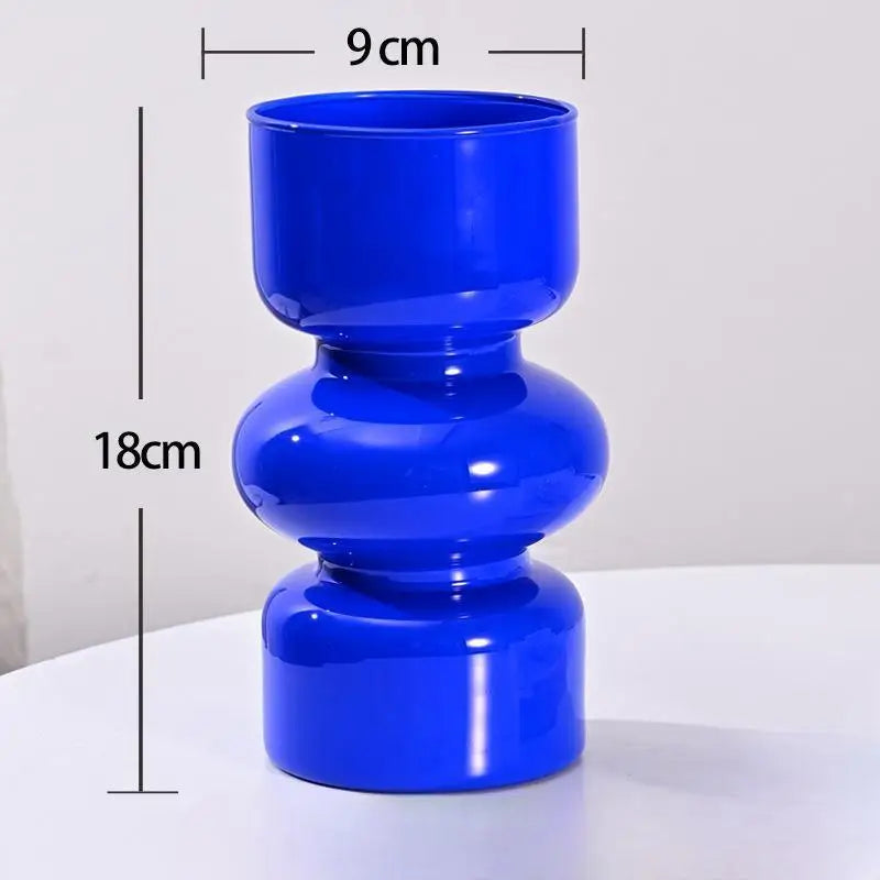 DecorBites™ Retro Glass Vase for DIY Flower Arrangements