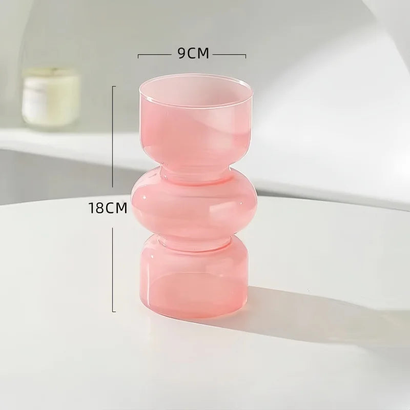 DecorBites™ Retro Glass Vase for DIY Flower Arrangements
