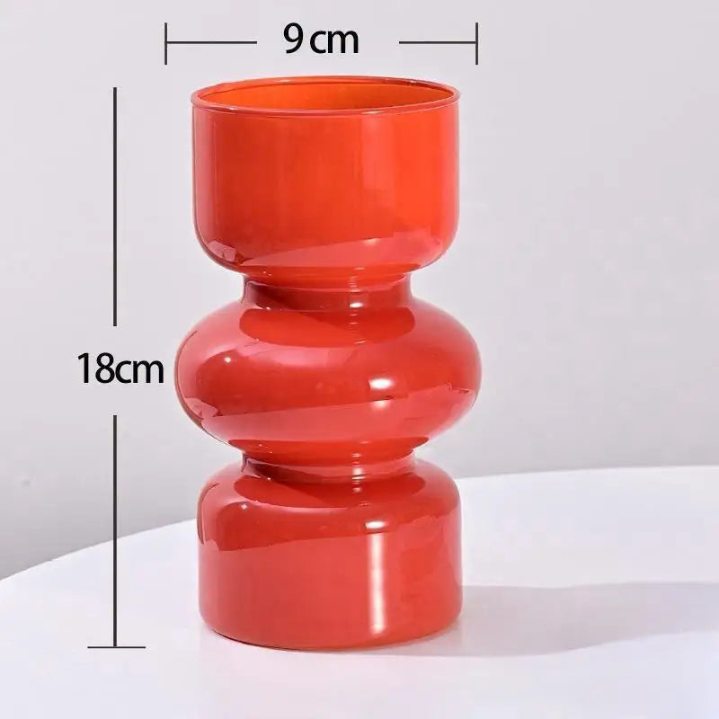 DecorBites™ Retro Glass Vase for DIY Flower Arrangements