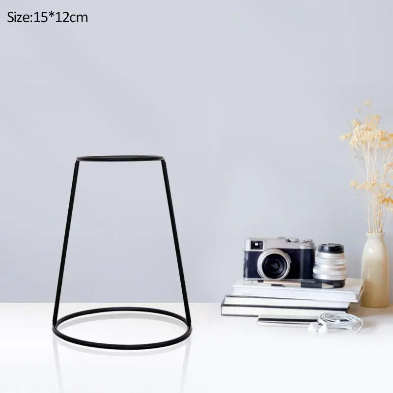 DecorBites™ Retro Iron Flower Vase for Home and Garden