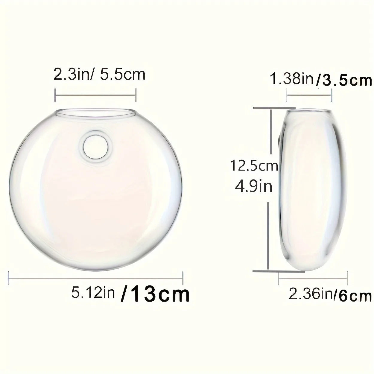DecorBites™ Self-Watering Glass Terrarium Set for Home Décor