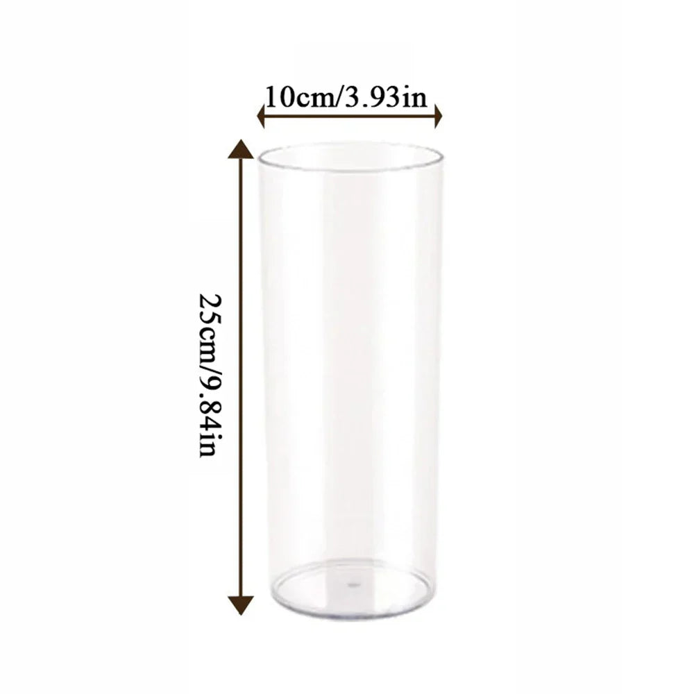 DecorBites™ Shatterproof Clear Acrylic Flower Vase