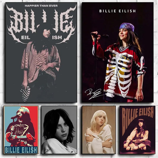 DecorBites™ Singer B-Billies Canvas Art Print for Home Walls