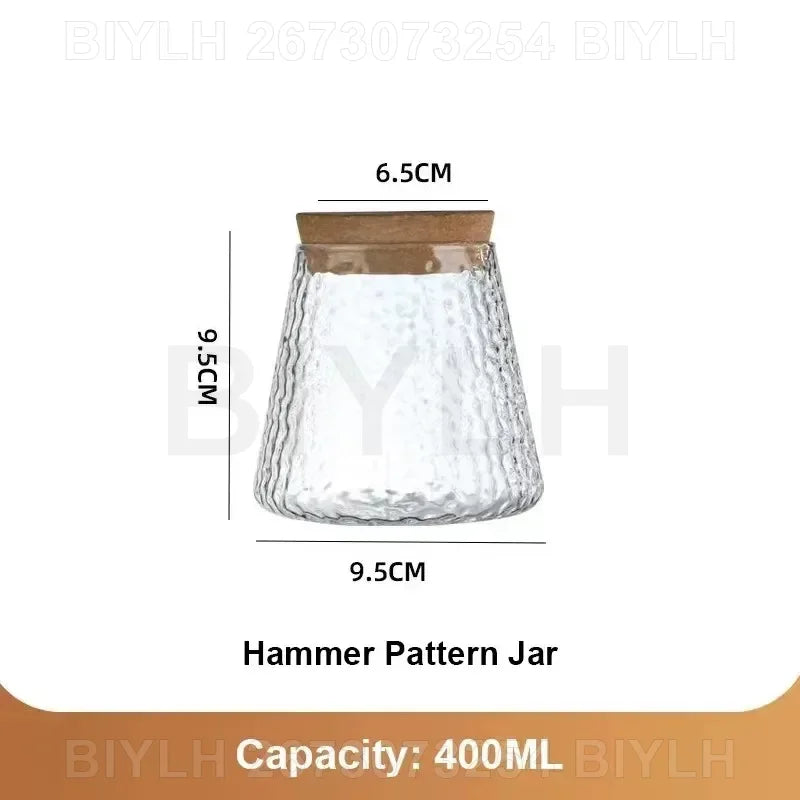 DecorBites™ Small Transparent Glass Vase for Home Decor