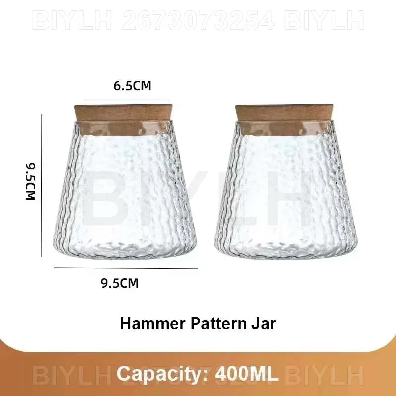 DecorBites™ Small Transparent Glass Vase for Home Decor