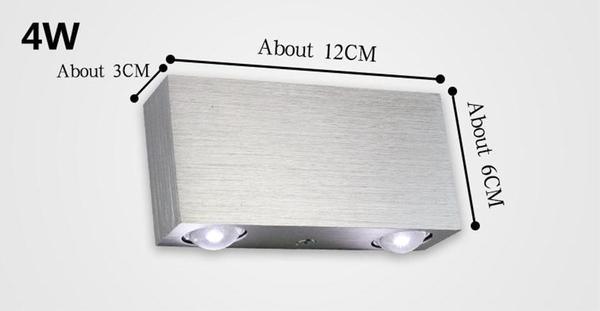 DecorBites™ Sphera Modern LED Cube Box Wall Sconces