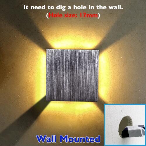 DecorBites™ Sphera Modern LED Cube Box Wall Sconces