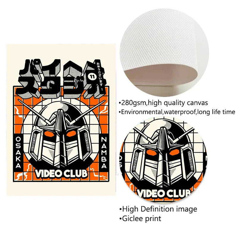 DecorBites™ "Takoyaki Ramen Canvas Wall Art Decor"