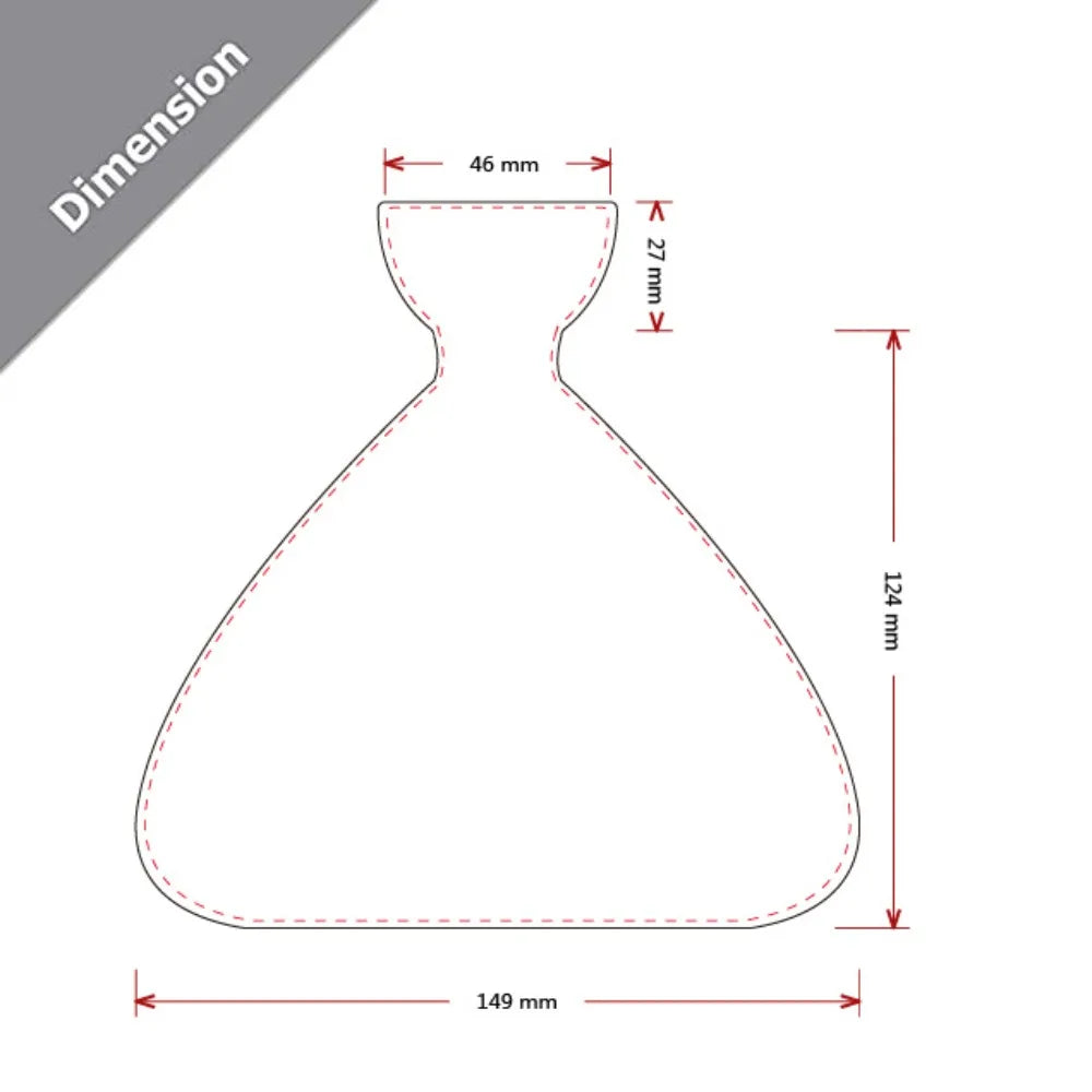 DecorBites™ Transparent Avocado Seed Starter Vase