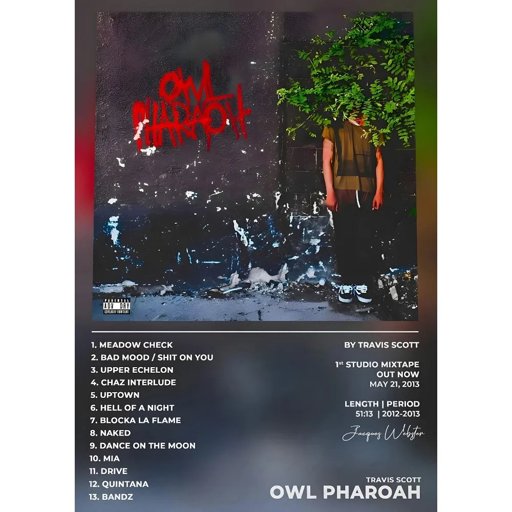 DecorBites™ Travis Scott Album Poster - Waterproof Wall Art