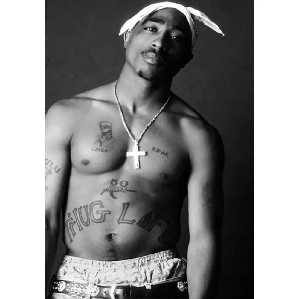 DecorBites™ Tupac Canvas Print - Hip Hop Wall Art