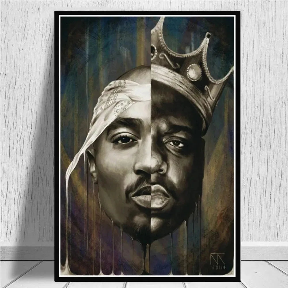 DecorBites™ Tupac Canvas Print - Hip Hop Wall Art