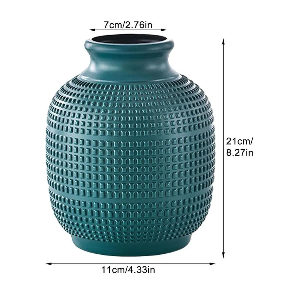 DecorBites™ Unbreakable Modern Floral Vase for Home Decor