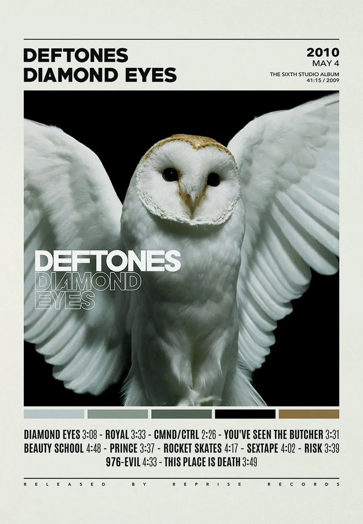 DecorBites™ Deftones Canvas Painting Album Cover Wall Art