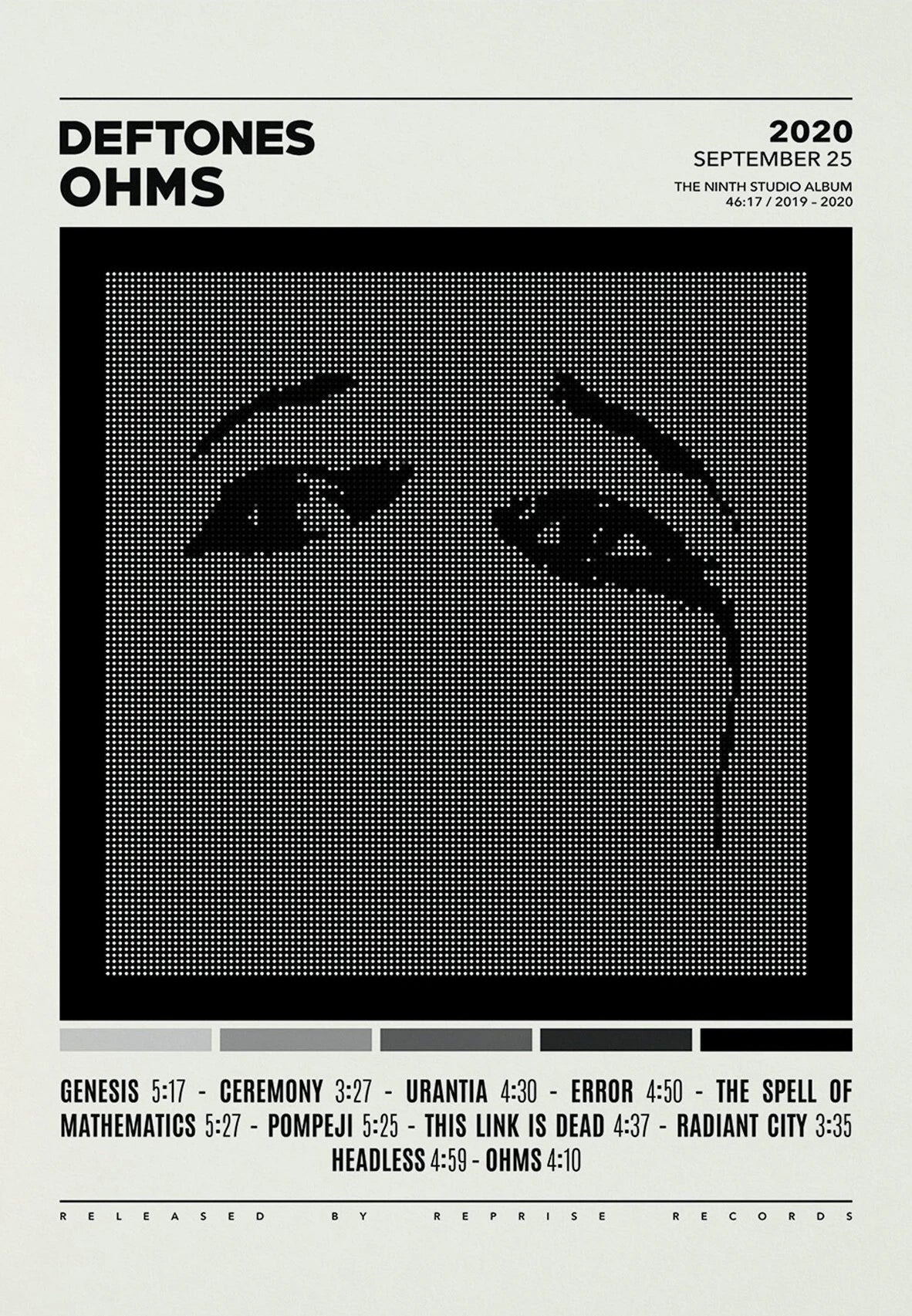 DecorBites™ Deftones Canvas Painting Album Cover Wall Art