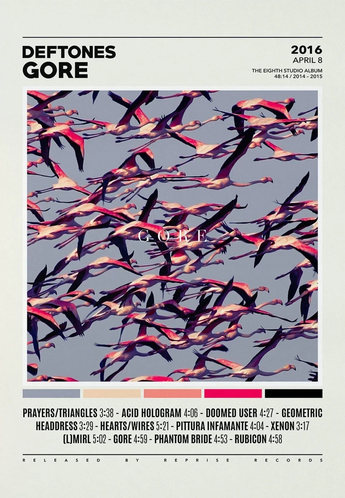 DecorBites™ Deftones Canvas Painting Album Cover Wall Art