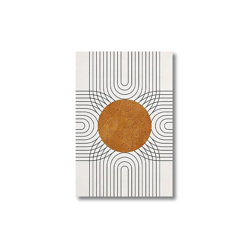 DecorBites™ Desert Plants Geometric Sun Poster Set