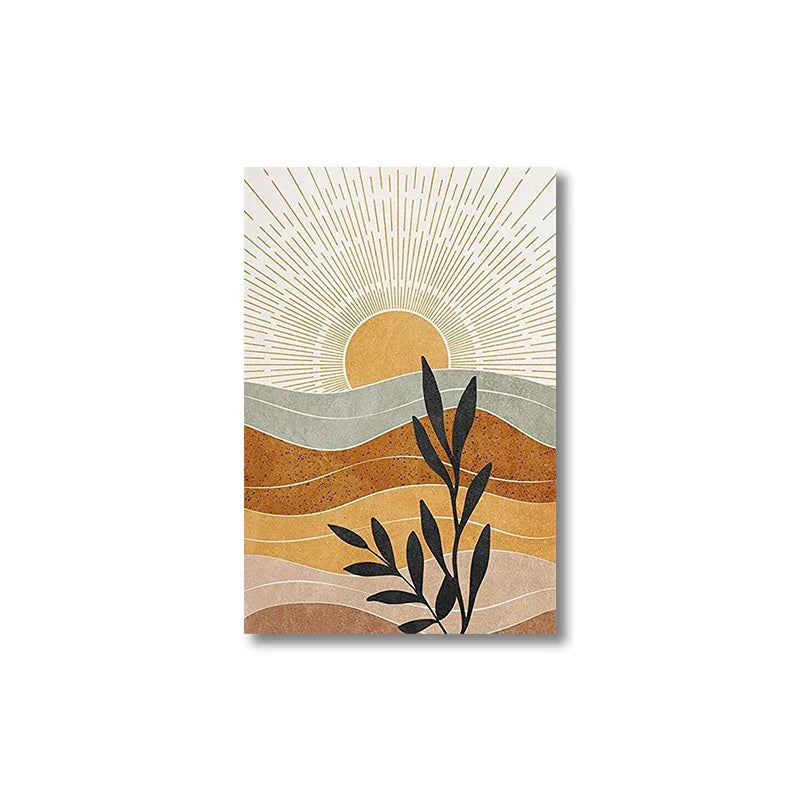 DecorBites™ Desert Plants Geometric Sun Poster Set