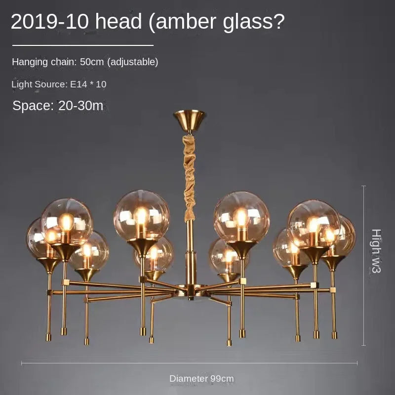 DecorBites™ Designer Metal Chandelier for Modern Living