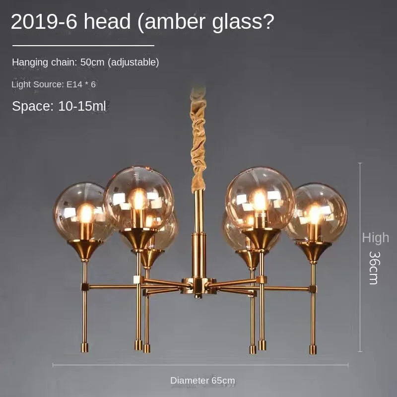 DecorBites™ Designer Metal Chandelier for Modern Living