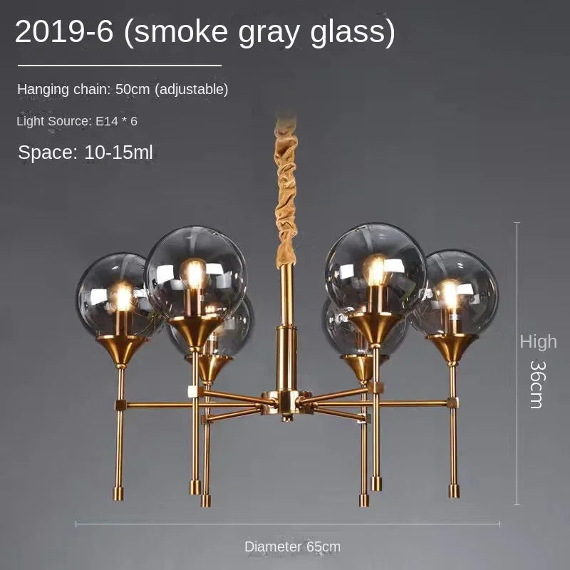 DecorBites™ Designer Metal Chandelier for Modern Living