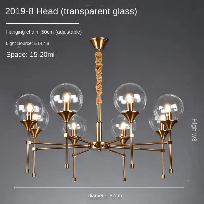 DecorBites™ Designer Metal Chandelier for Modern Living